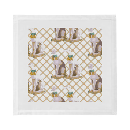Regal Greyhound Luxe Cotton Sateen Dinner Napkins - nicolettemayer.com