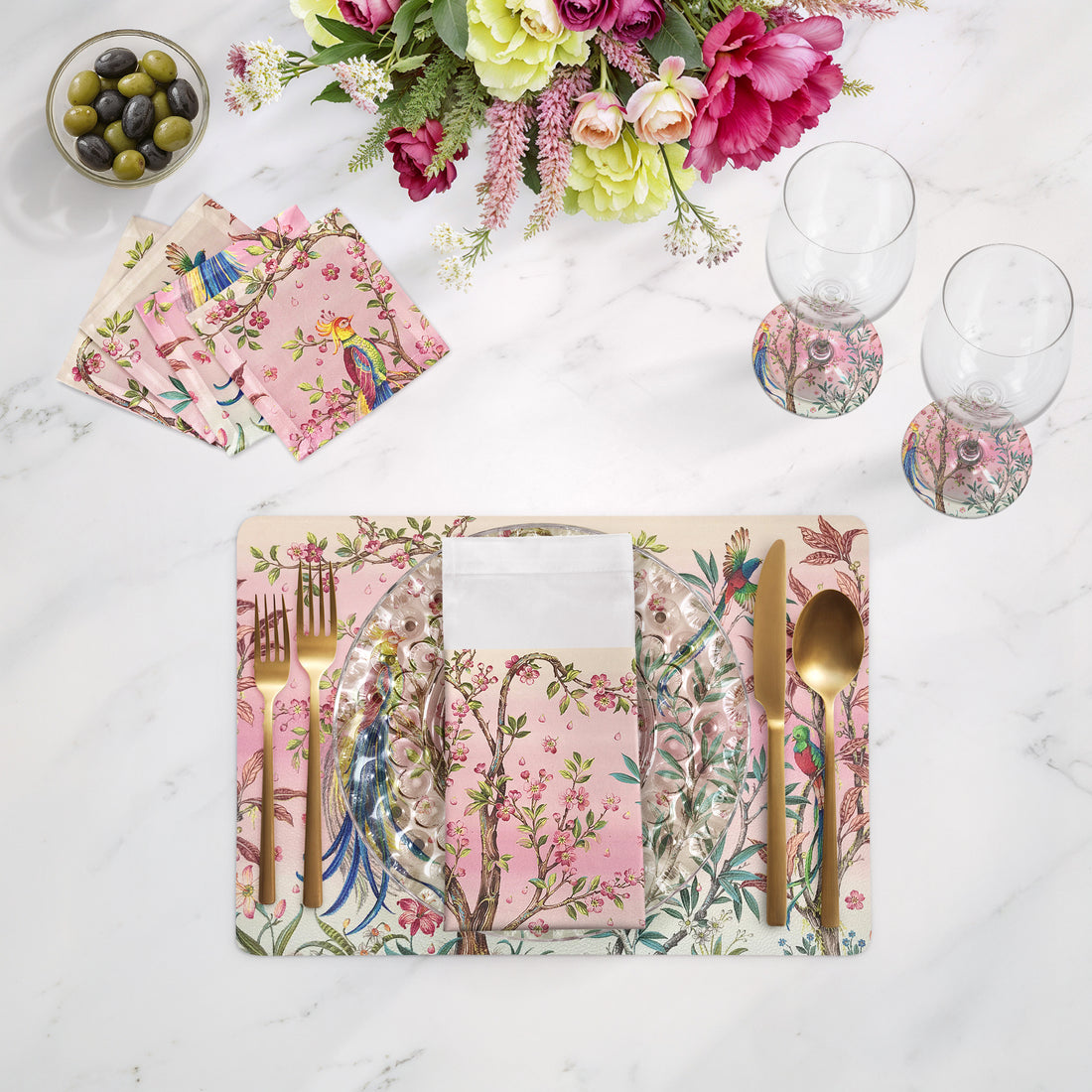 Resplendent Quesal Prism 17.5" Rectangle Pebble Placemat, Set Of 4 - nicolettemayer.com