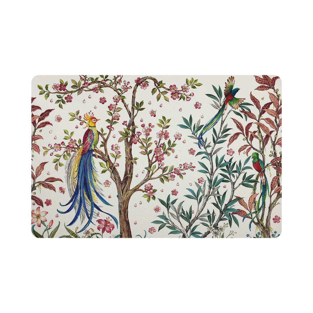 Resplendent Quesal White 17.5 Rectangle Pebble Placemat, Set Of 4 - nicolettemayer.com