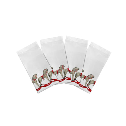 Rocking Horse Cotton Sateen Dinner Napkins