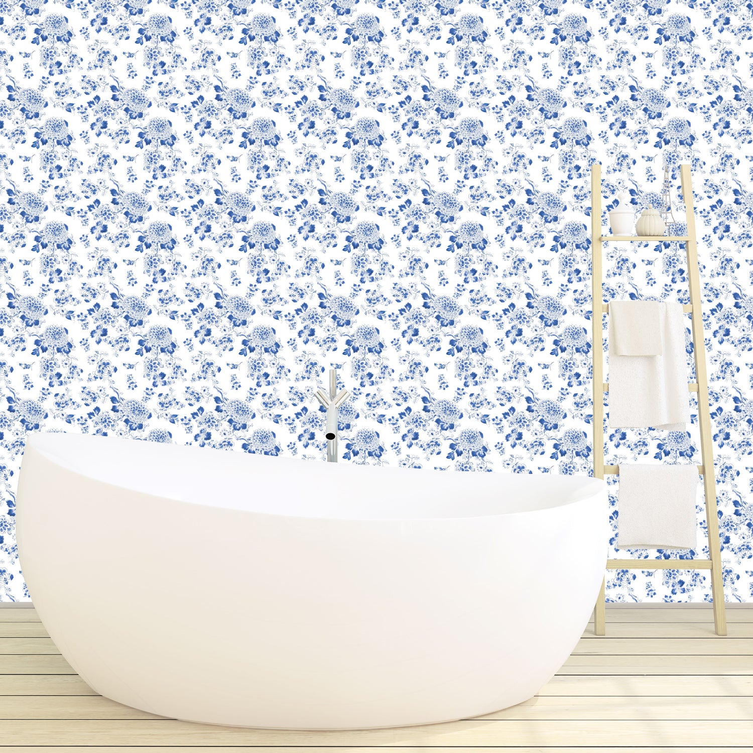 Heritage Blue Non-Woven Wallpaper