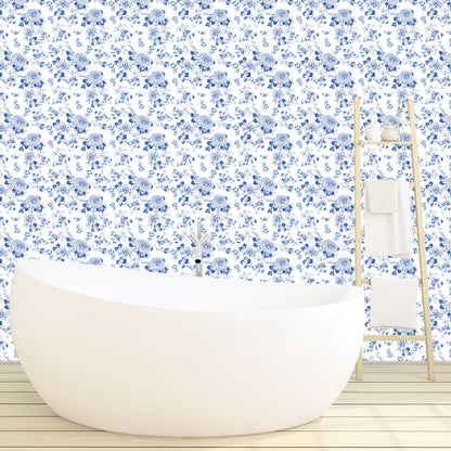 Heritage Blue Non-Woven Wallpaper