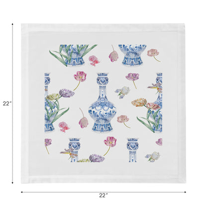 Royal Delft Purissima Cotton Sateen Dinner Napkins