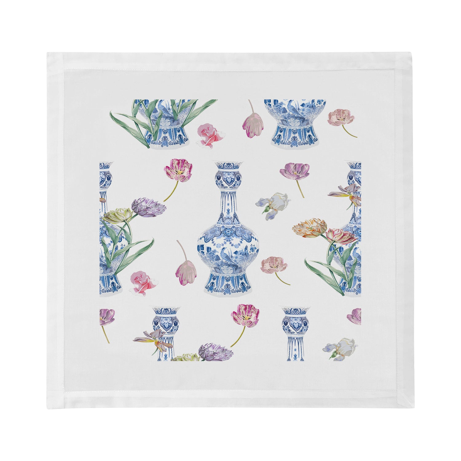 Royal Delft Purissima Cotton Sateen Dinner Napkins