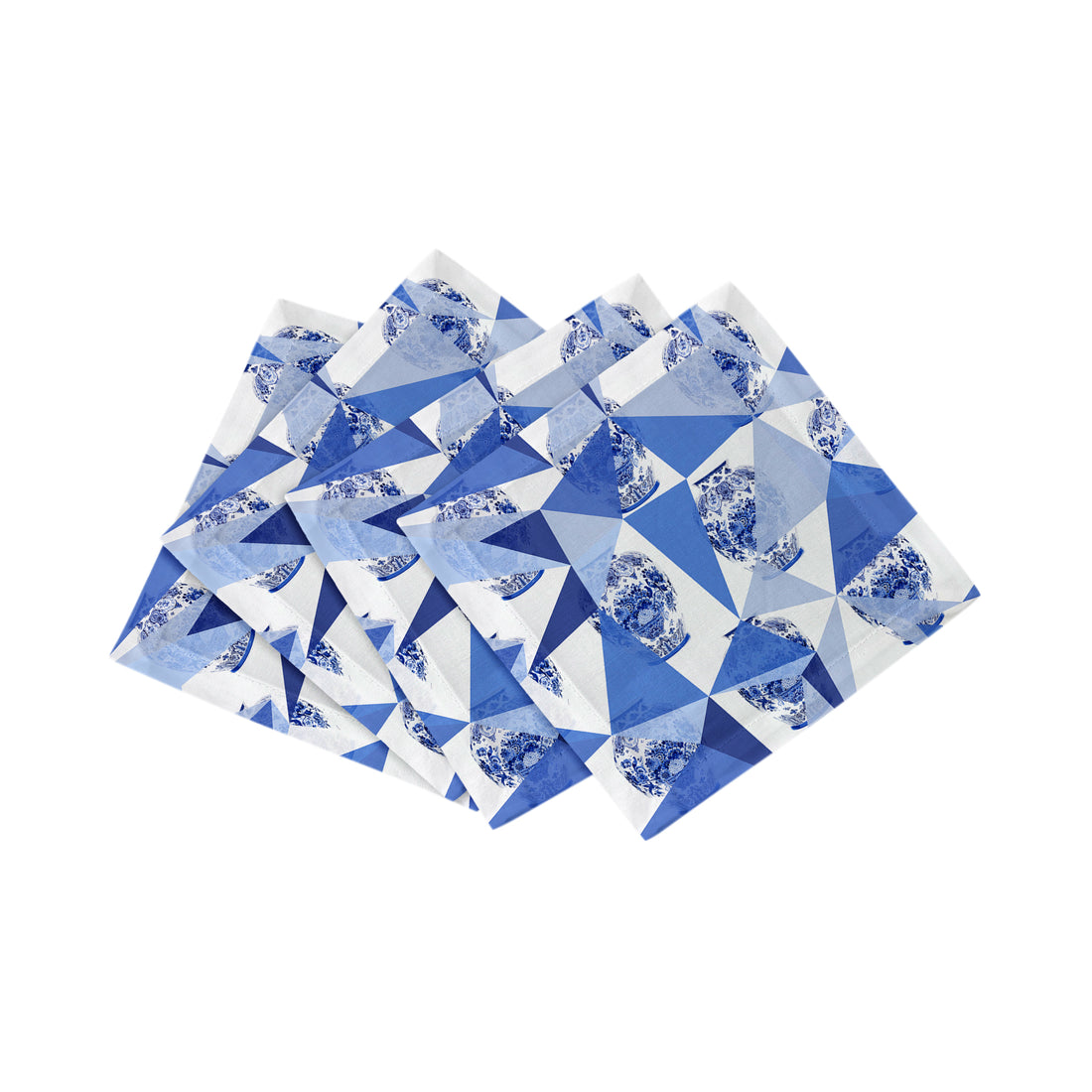 Royal Delft Elements Cotton Sateen Cocktail Napkins