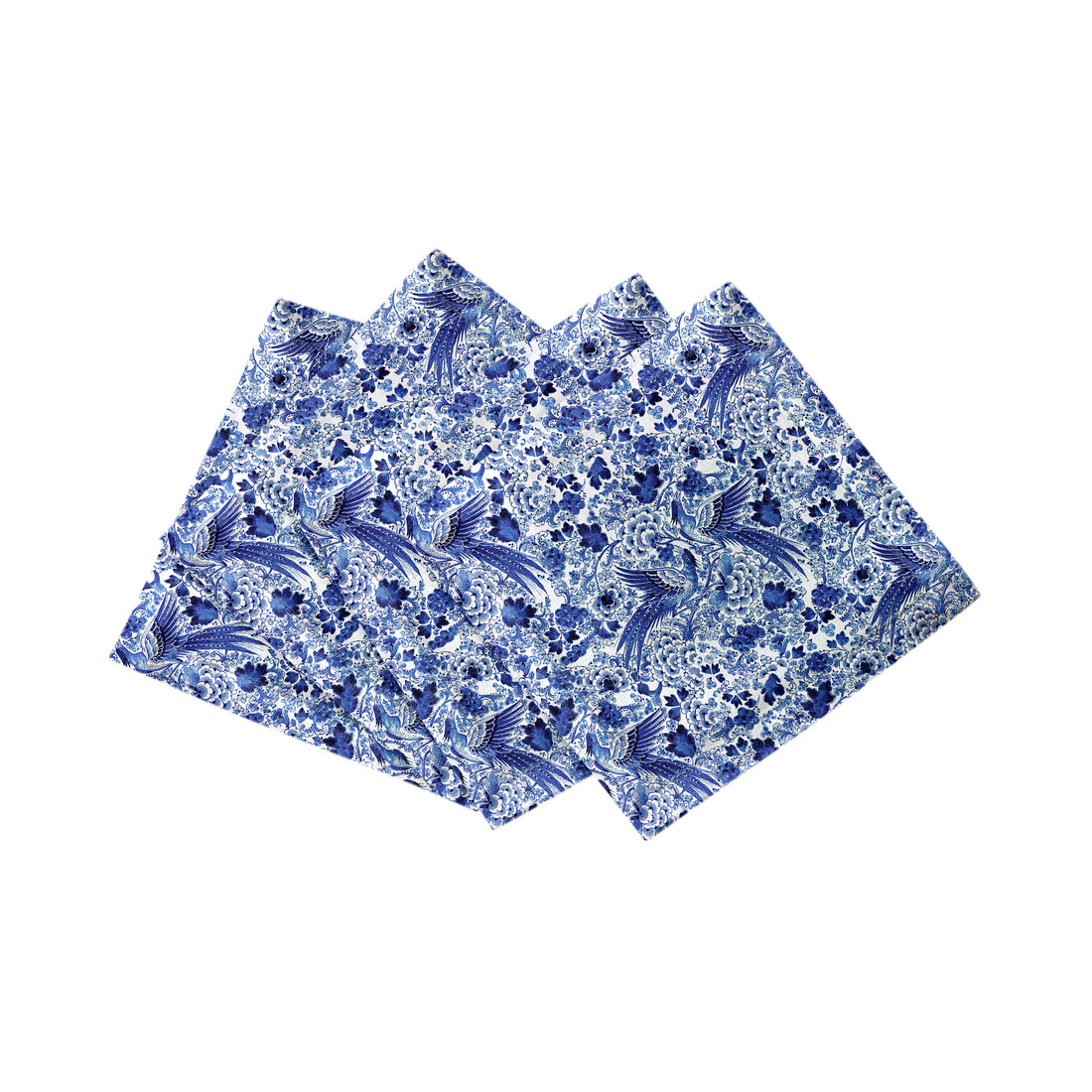Royal Delft Inspiration Cotton Sateen Cocktail Napkins