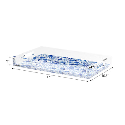 Royal Delft Inspiration 17X10.5 Acrylic Tray - nicolettemayer.com

