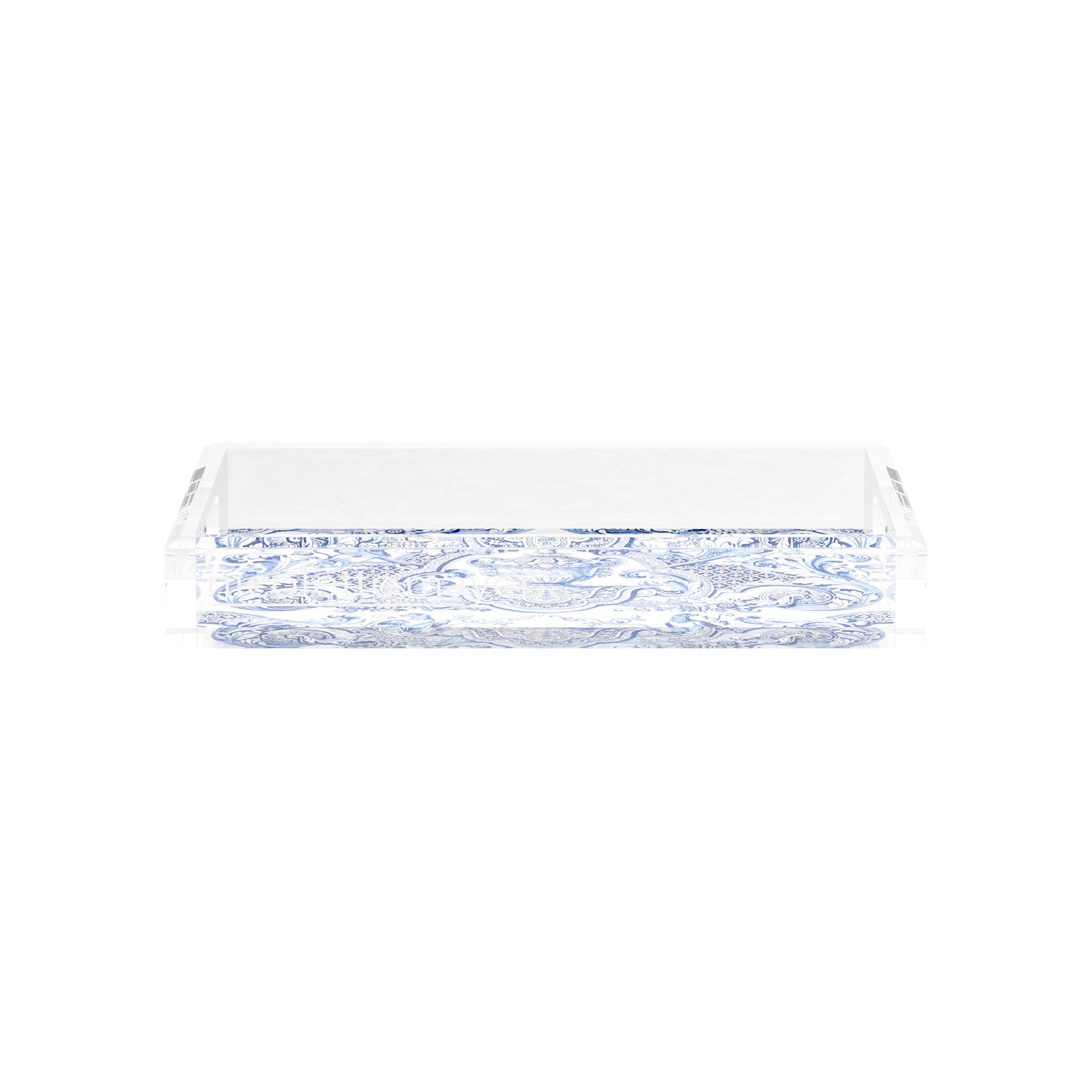 Royal Delft William Mary Blue 12.5X7.75 Acrylic Tray - nicolettemayer.com
