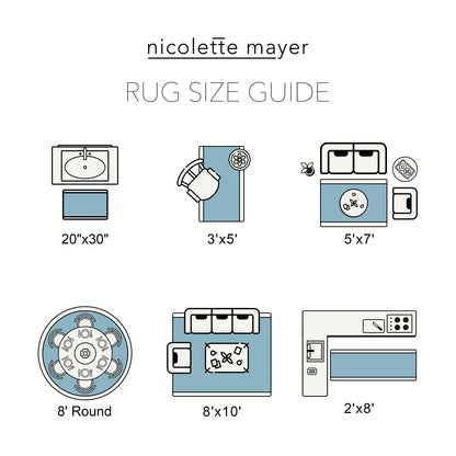 Directions Microfiber Rectangle Washable Rug