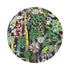 Sabi Jungle Black 16" Round Pebble Placemats, Set of 4 - nicolettemayer.com

