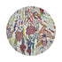 Sabi Jungle Cherry 16" Round Pebble Placemats, Set of 4 - nicolettemayer.com
