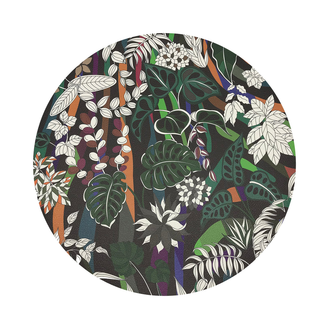 Sabi Jungle ChocoLatte 16 Pebble Placemat, Set Of 4 - nicolettemayer.com