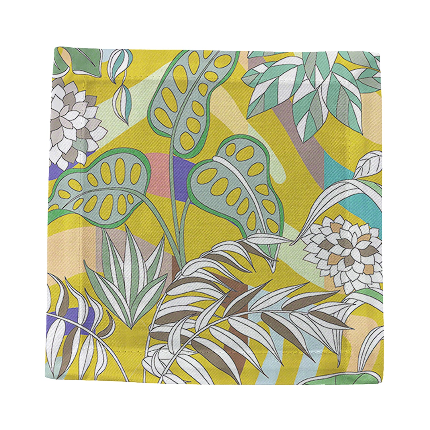Sabi Jungle Dijon Cotton Sateen Cocktail Napkins