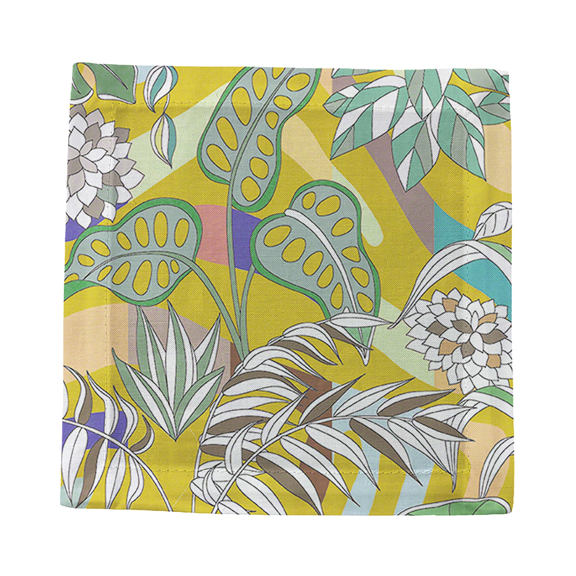 Sabi Jungle Dijon Cotton Sateen Cocktail Napkins