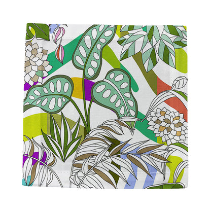 Sabi Jungle Natural Cotton Sateen Cocktail Napkins