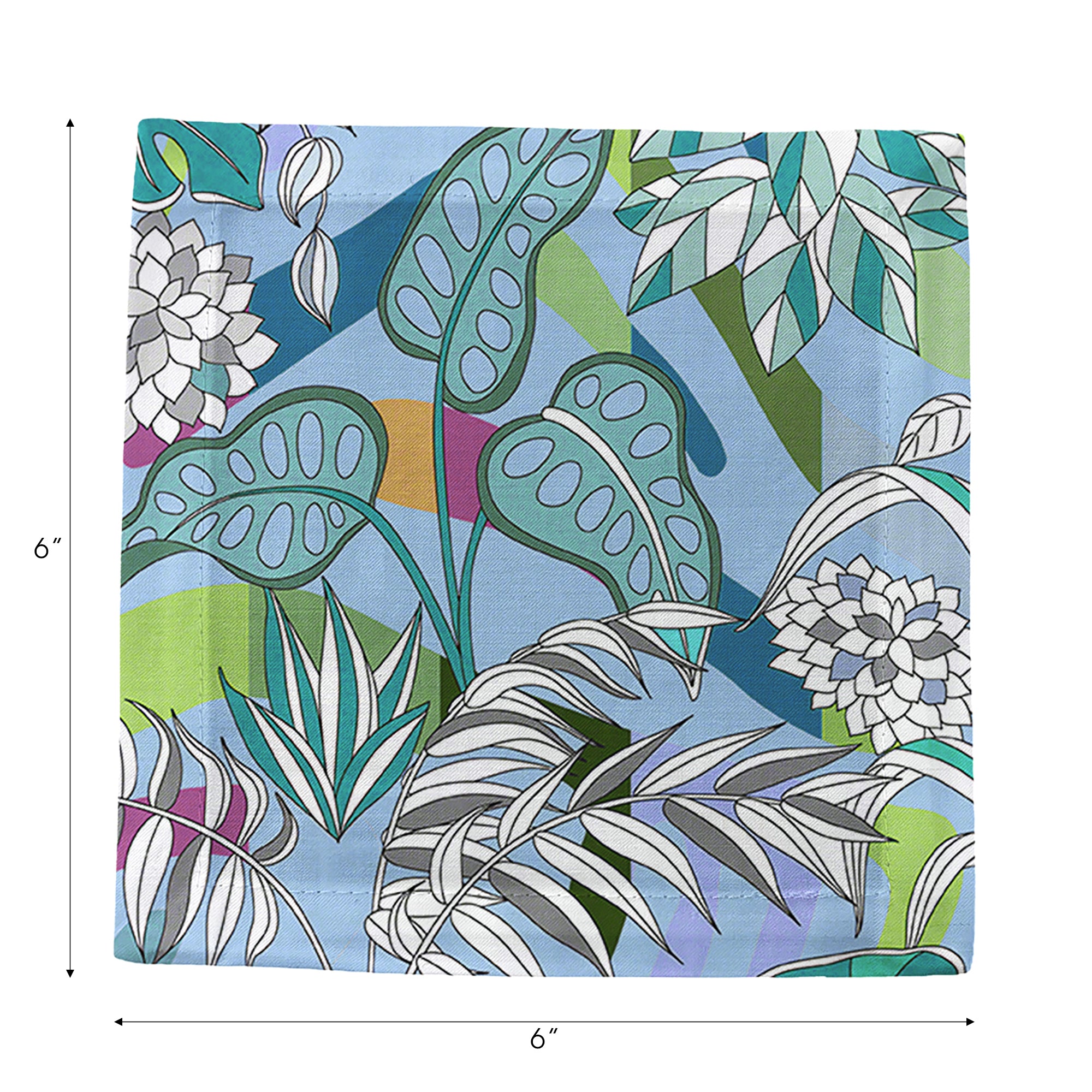 Sabi Jungle Savuti Cotton Sateen Cocktail Napkins