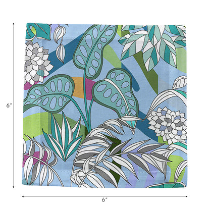 Sabi Jungle Savuti Cotton Sateen Cocktail Napkins