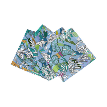 Sabi Jungle Savuti Cotton Sateen Cocktail Napkins