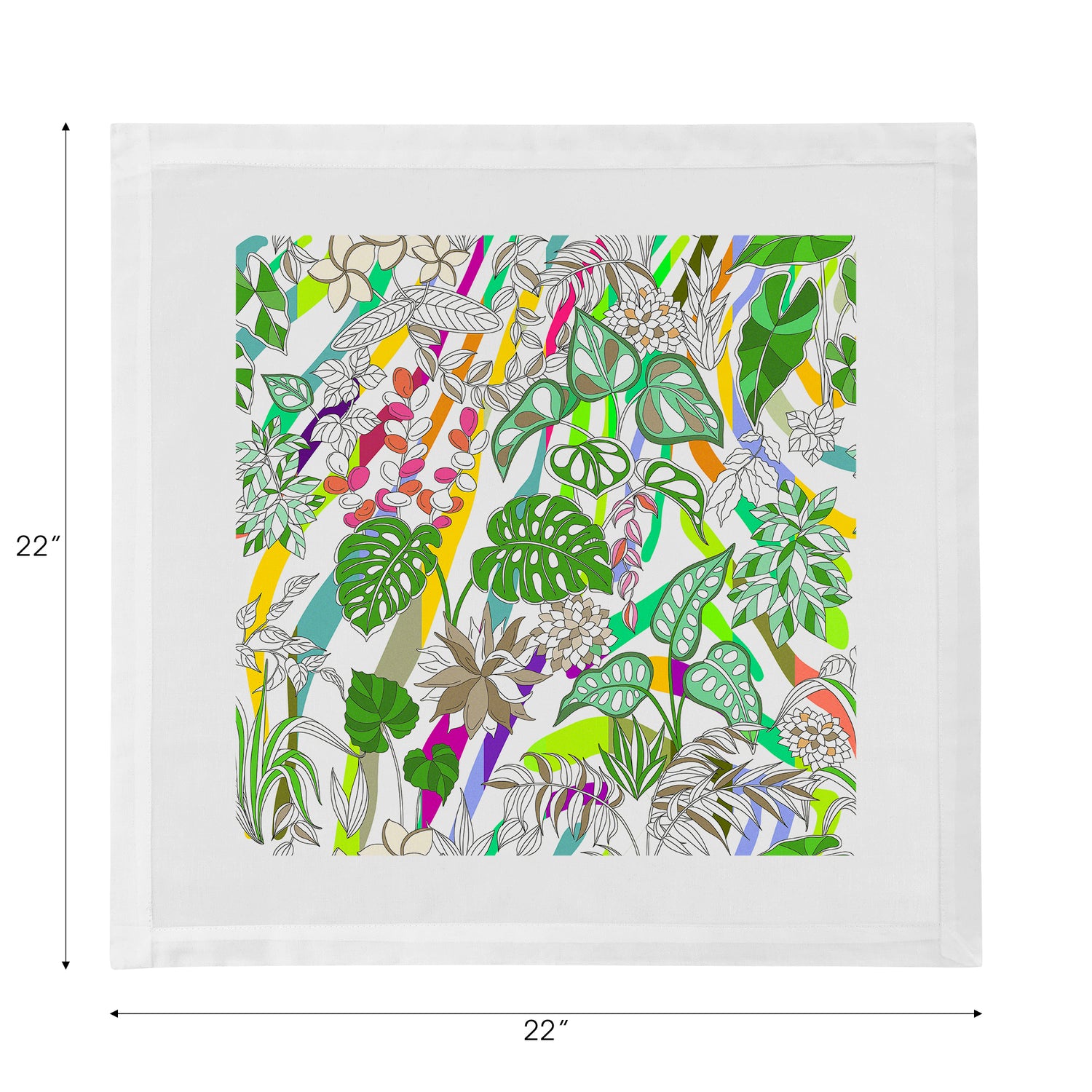 Sabi Jungle Natural Cotton Sateen Dinner Napkins - nicolettemayer.com