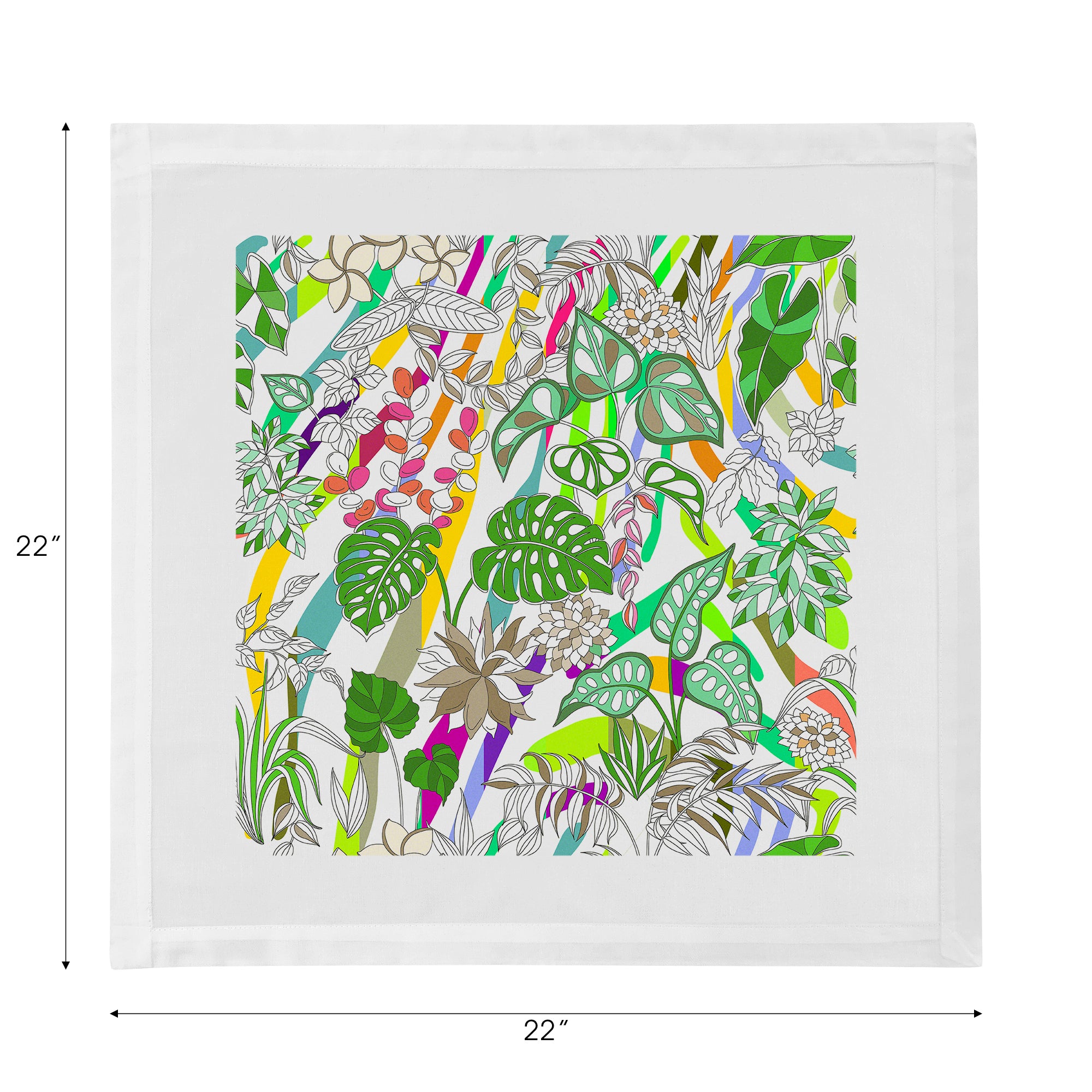 Sabi Jungle Natural Cotton Sateen Dinner Napkins - nicolettemayer.com