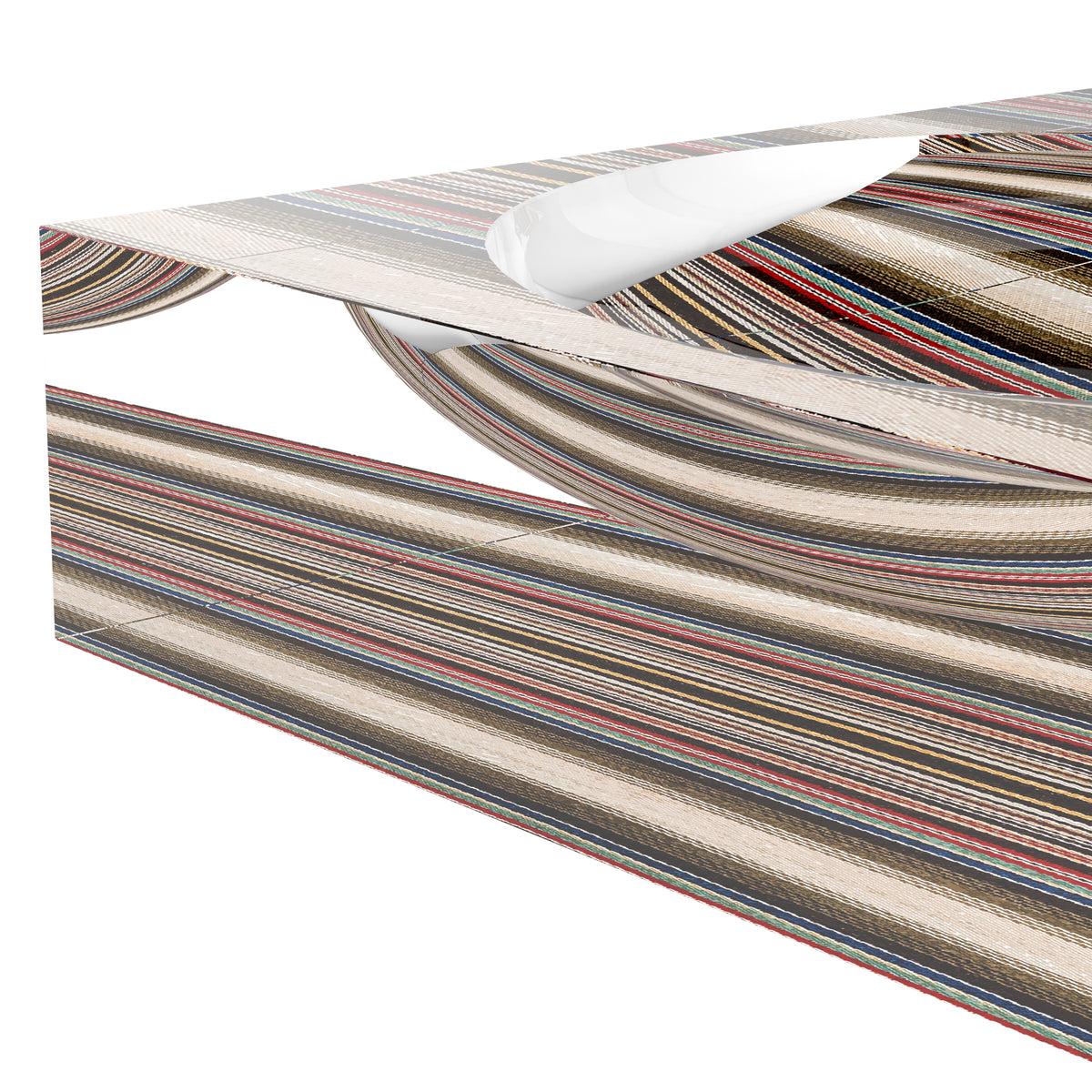 San Miguel Stripe Faded Acrylic Candy Catchall Dish