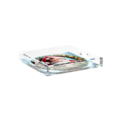 Santa Claus 12X12 Acrylic Tray - nicolettemayer.com