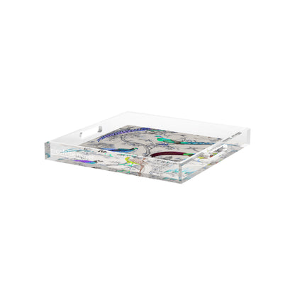 Sauvage Calme Acrylic Decorative Tray, 12 x 12 in. by Nicolette Mayer 