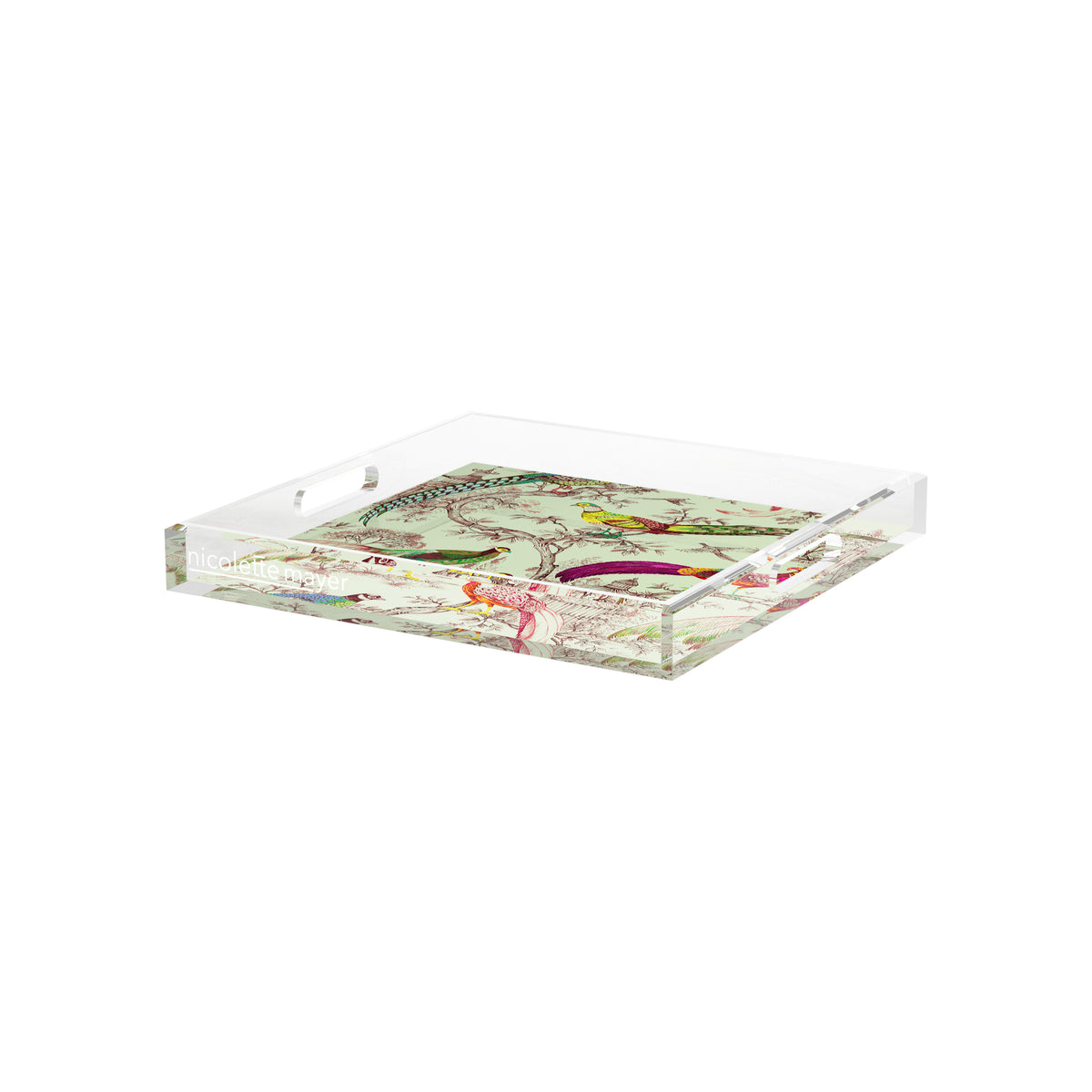 Sauvage Meadow Acrylic Decorative Tray, 12 x 12 in. by Nicolette Mayer 