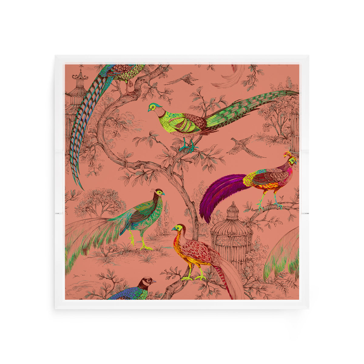 Sauvage Paprika Acrylic Decorative Tray, 12 x 12 in. by Nicolette Mayer 