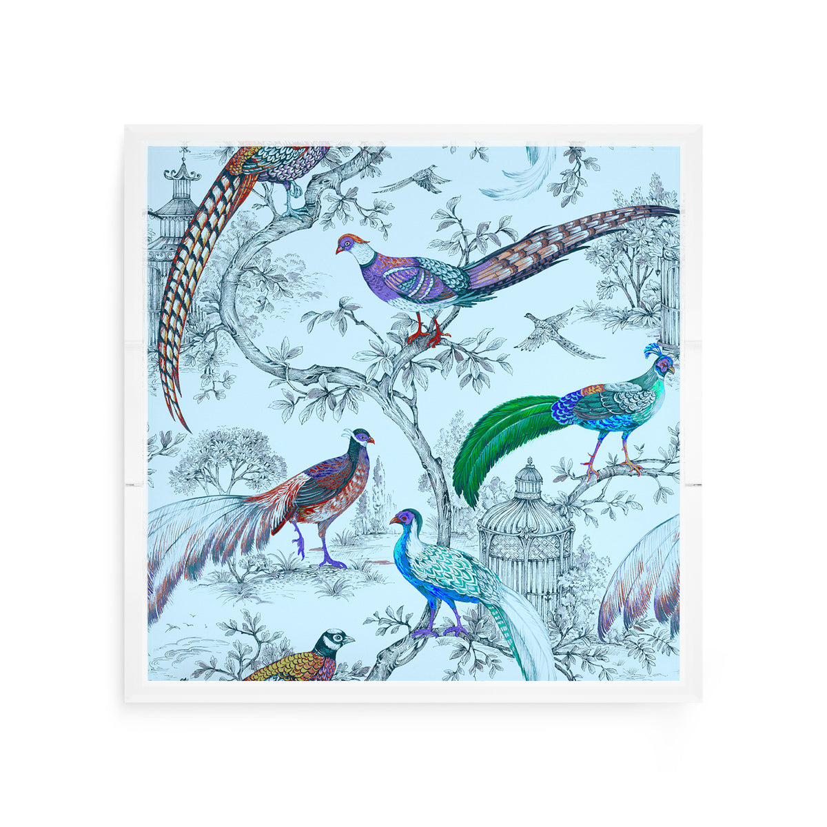 Sauvage Wedgewood Acrylic Decorative Tray, 12 x 12 in. by Nicolette Mayer 