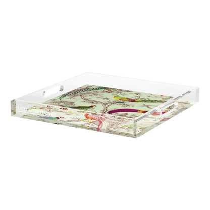 Sauvage Meadow Acrylic Decorative Tray, 18 x 18 in. by Nicolette Mayer 