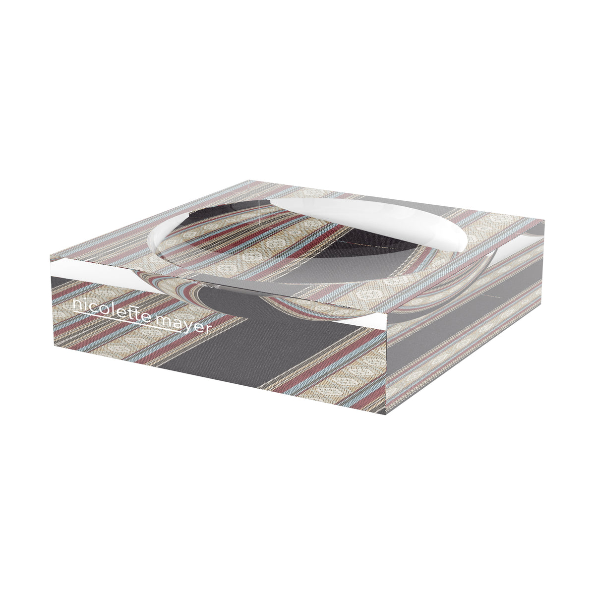 Serape Saddle Acrylic Candy Catchall Dish