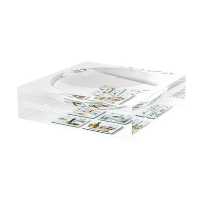 Mahjong Ski Theme Mahj Candy Catchall Dish
