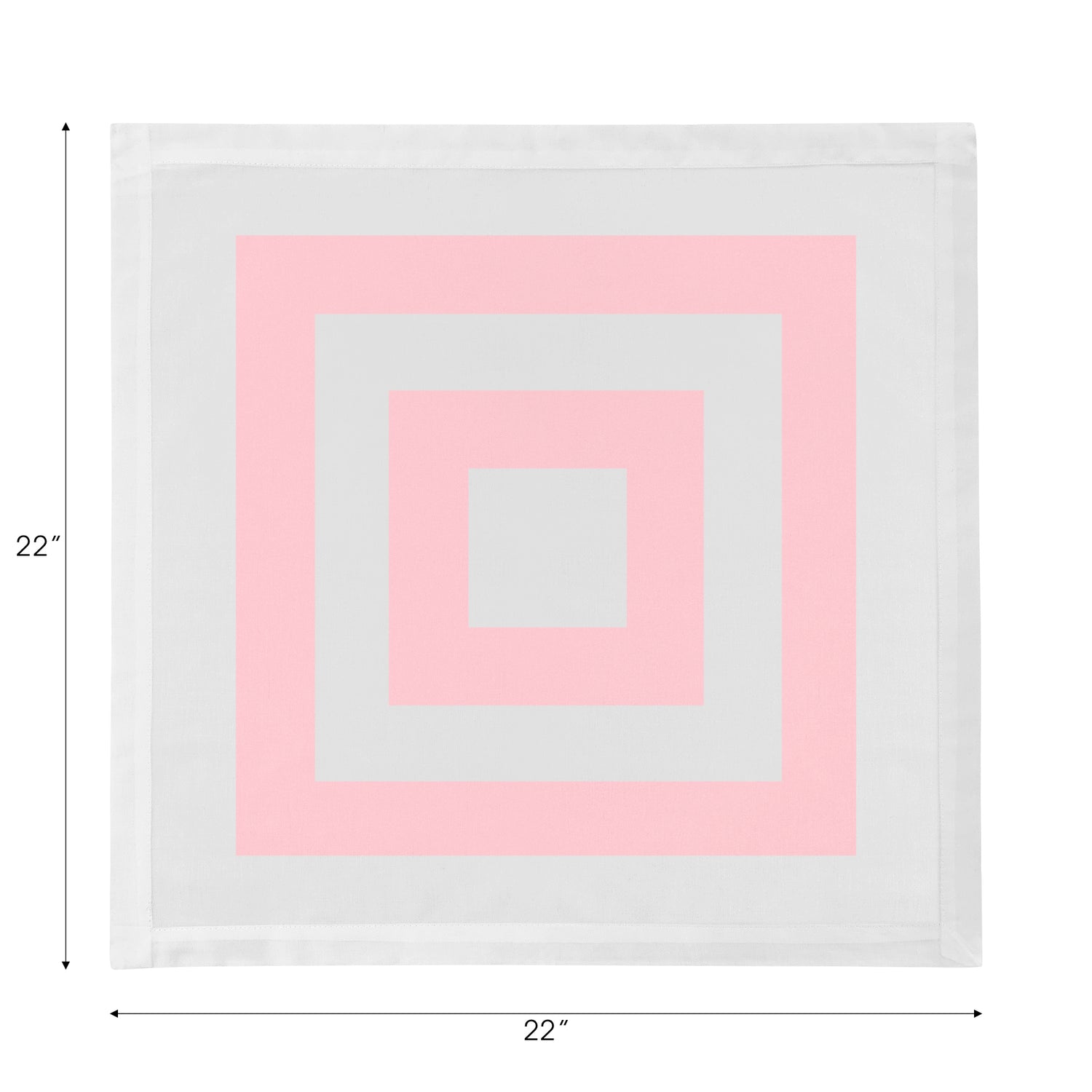 Solid Blossom Cotton Sateen Dinner Napkins - nicolettemayer.com