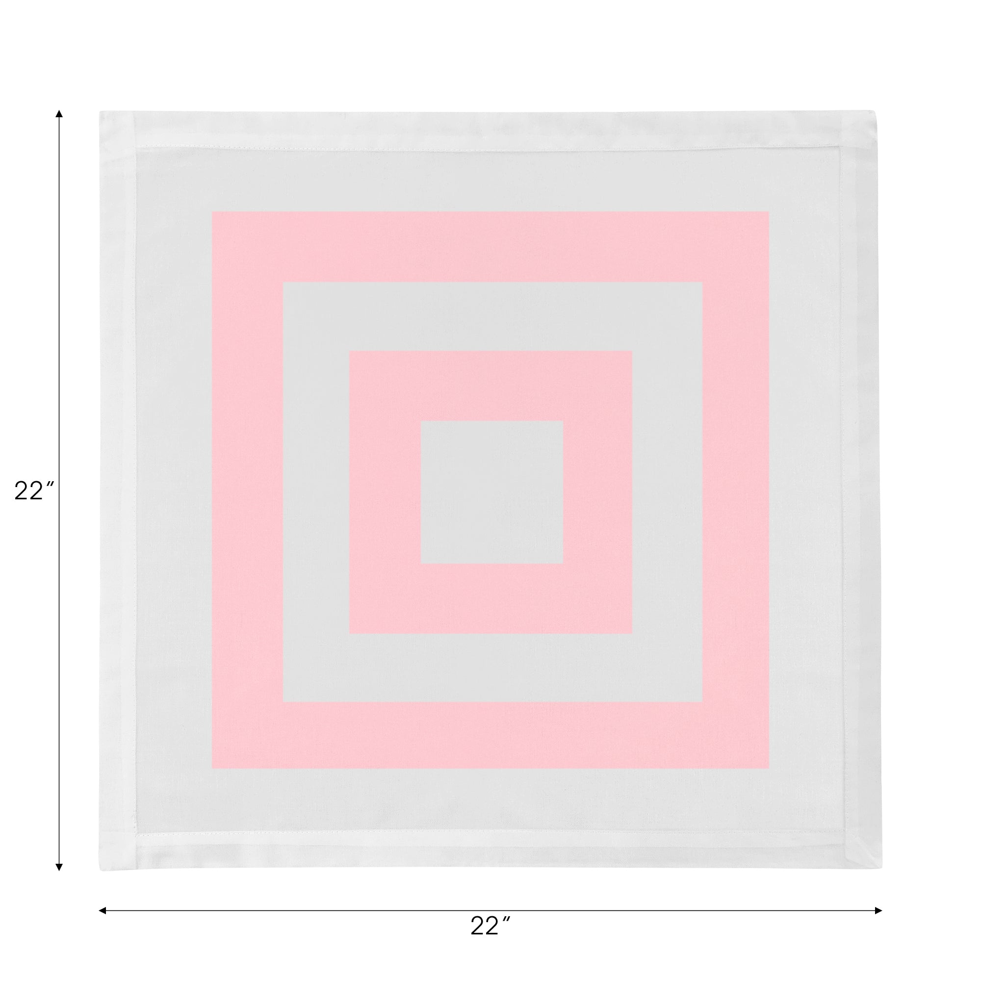 Solid Blossom Cotton Sateen Dinner Napkins - nicolettemayer.com