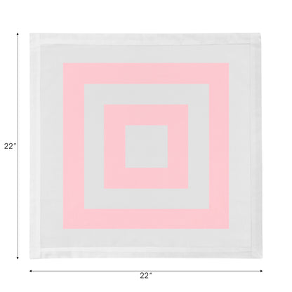 Solid Blossom Cotton Sateen Dinner Napkins - nicolettemayer.com