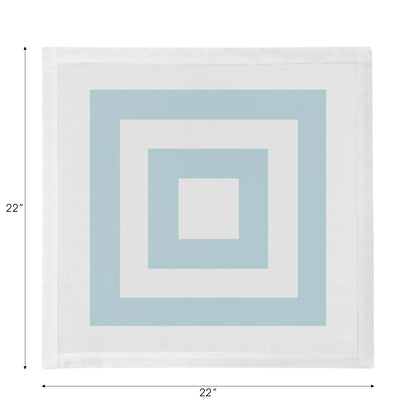 Solid Bluebell Cotton Sateen Dinner Napkins - nicolettemayer.com