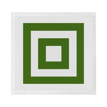 Solid Moss Cotton Sateen Dinner Napkins - nicolettemayer.com