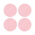 Solid Blossom Vegan Leather Coasters - nicolettemayer.com