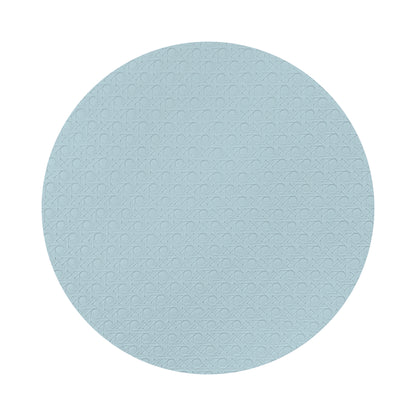 Solid Bluebell Vegan Leather Coasters - nicolettemayer.com