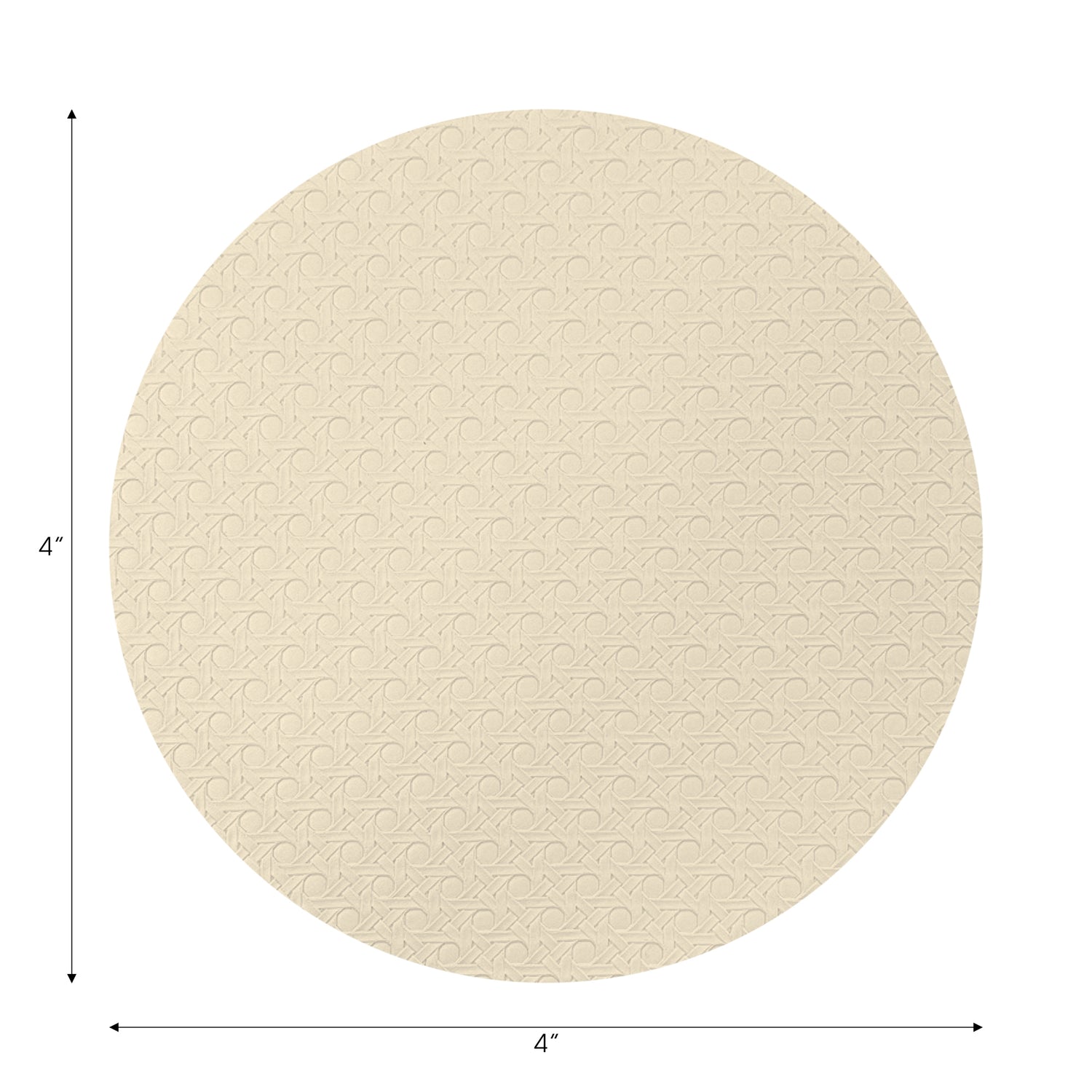 Solid Champagne Vegan Leather Coasters - nicolettemayer.com