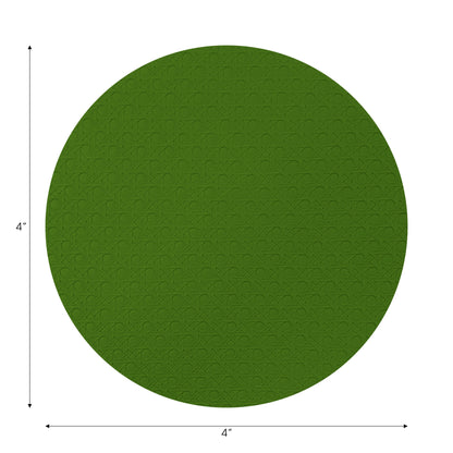 Solid Moss Vegan Leather Coasters - nicolettemayer.com