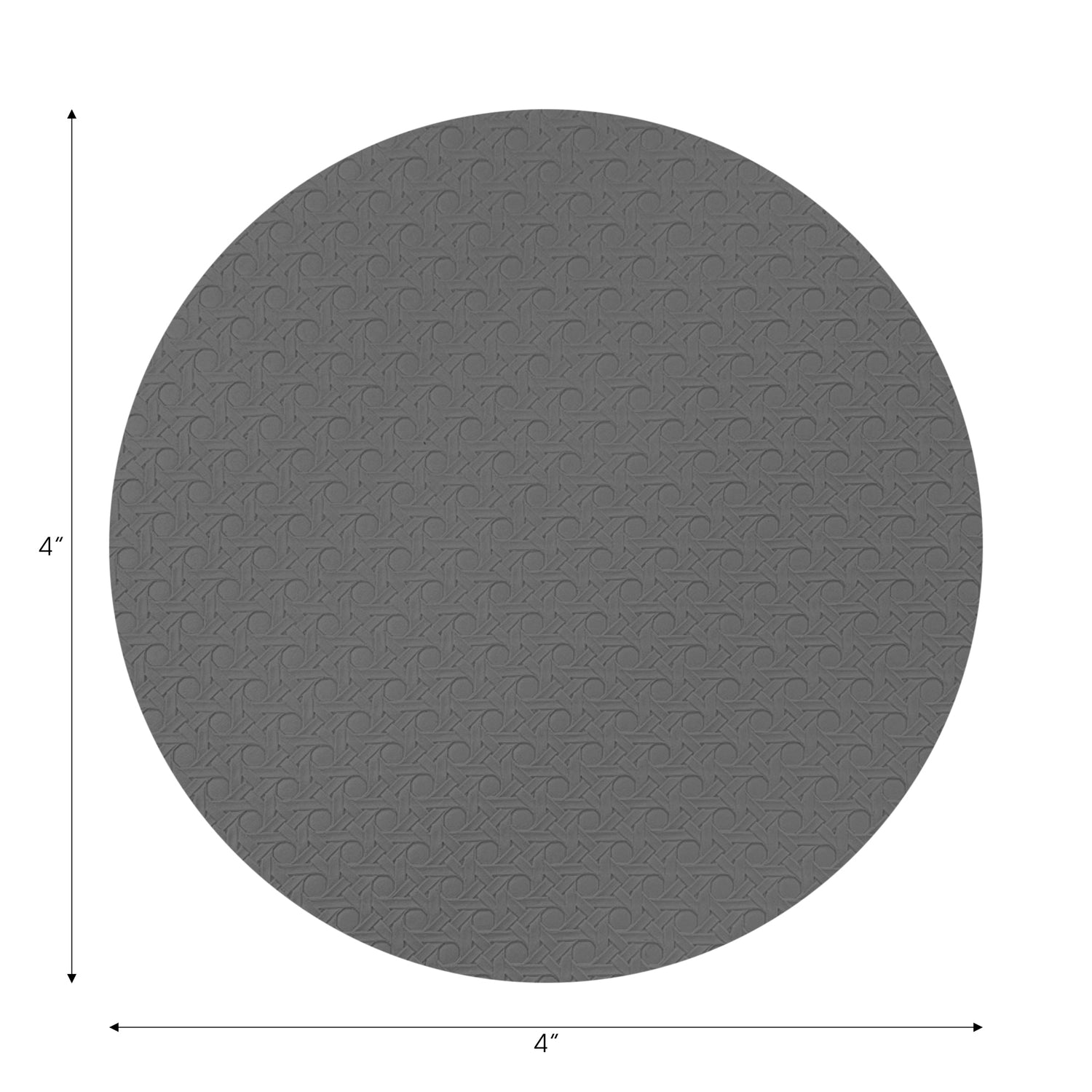 Solid Platinum Vegan Leather Coasters - nicolettemayer.com