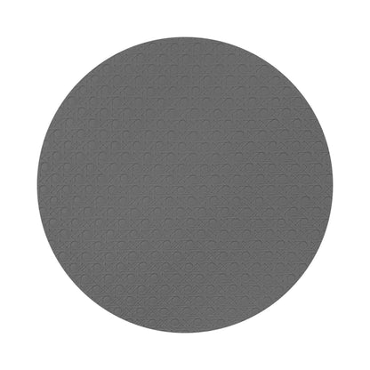 Solid Platinum Vegan Leather Coasters - nicolettemayer.com