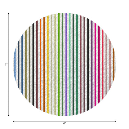 Spectrum White Brights Vegan Leather Coasters - nicolettemayer.com