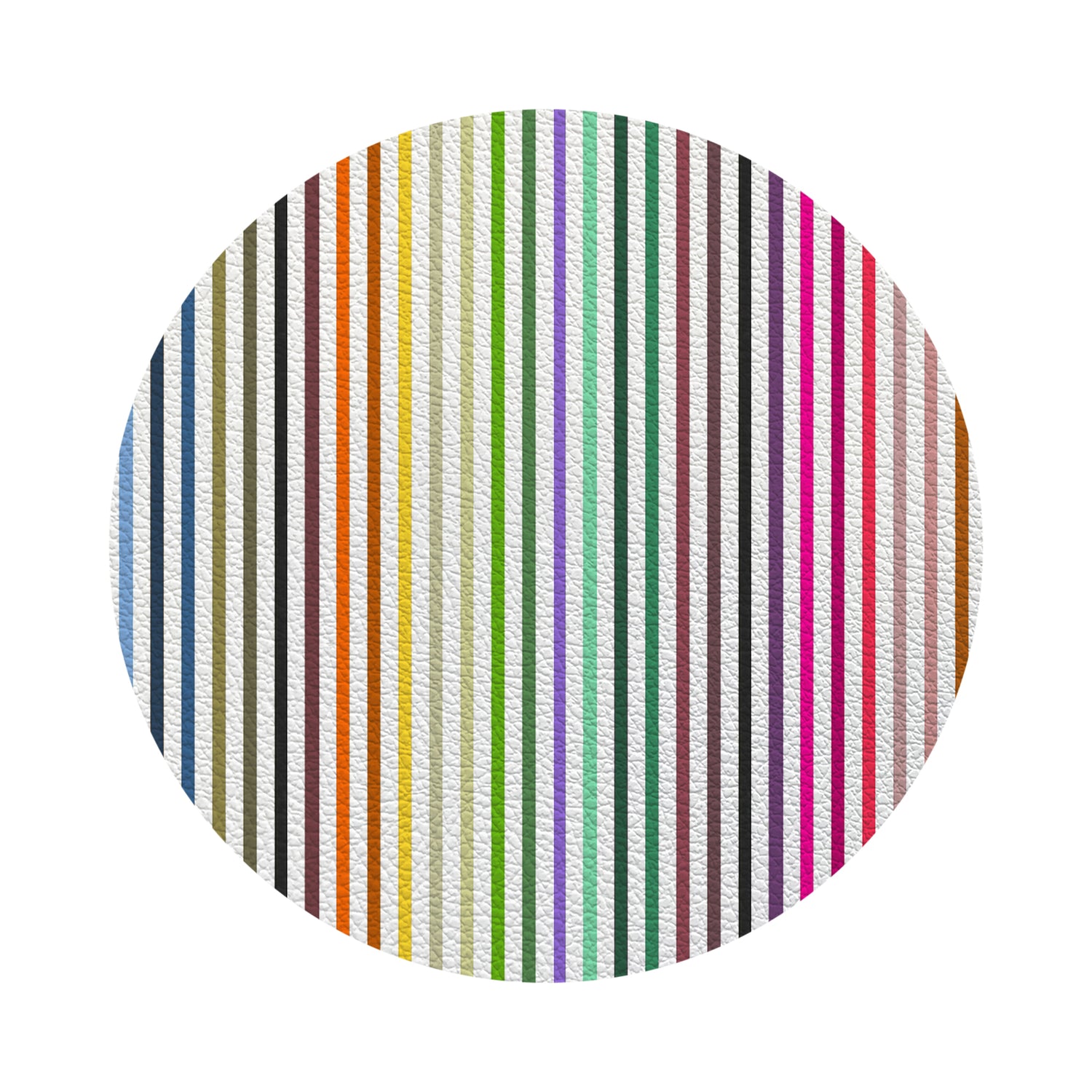 Spectrum White Brights Vegan Leather Coasters - nicolettemayer.com