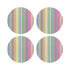 Spectrum White Brights Vegan Leather Coasters - nicolettemayer.com
