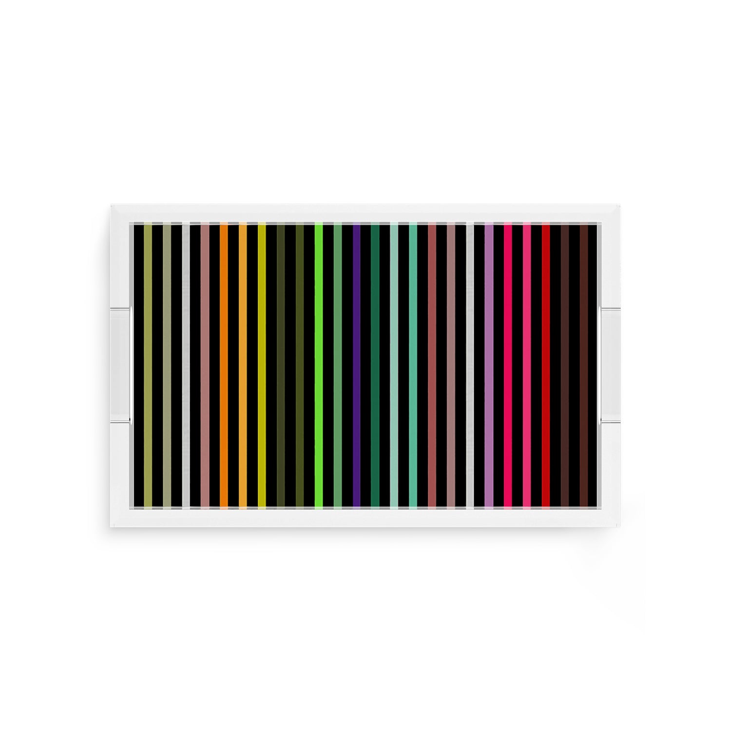 Spectrum Of Reality Black 12.5X7.75 Acrylic Tray - nicolettemayer.com
