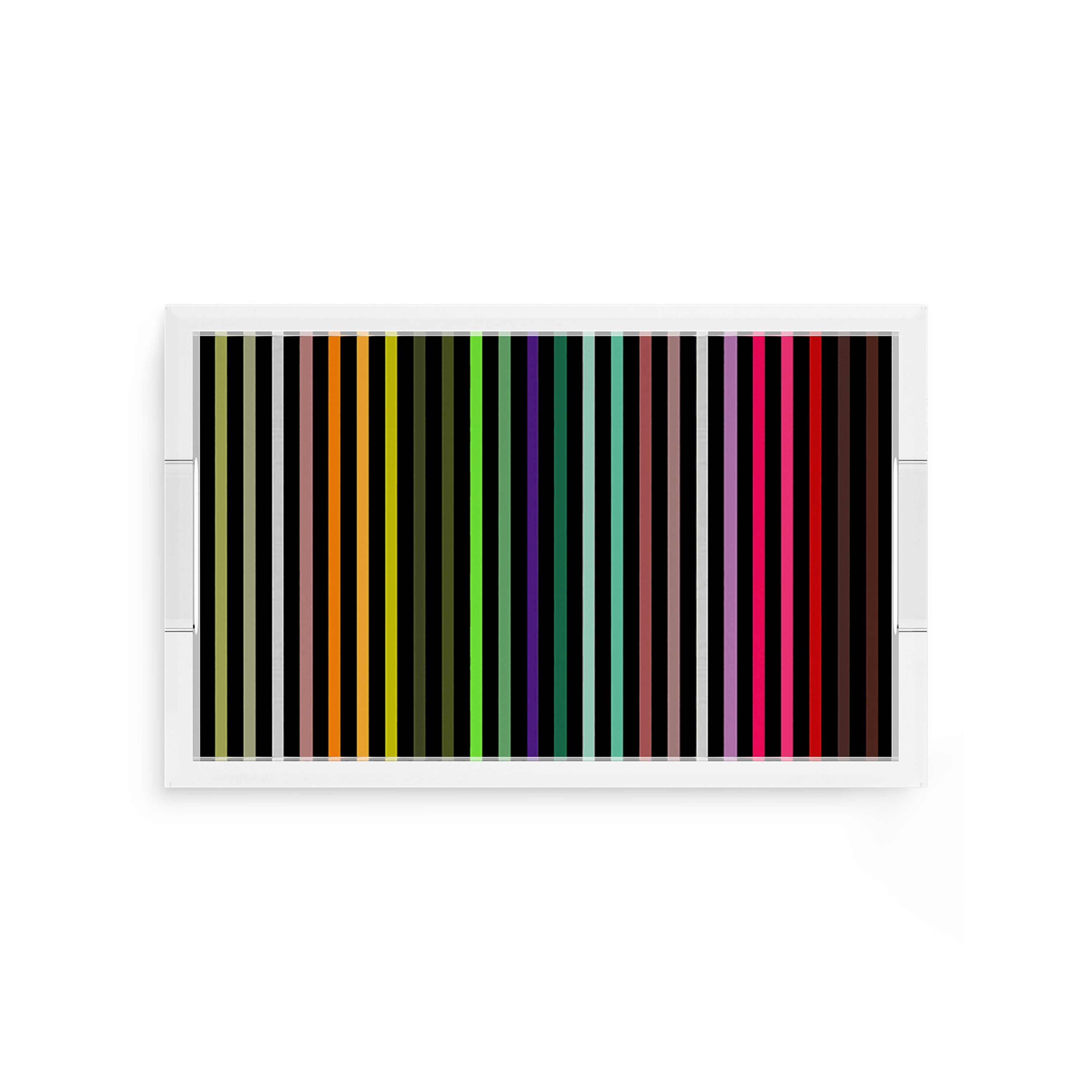 Spectrum Of Reality Black 12.5X7.75 Acrylic Tray - nicolettemayer.com
