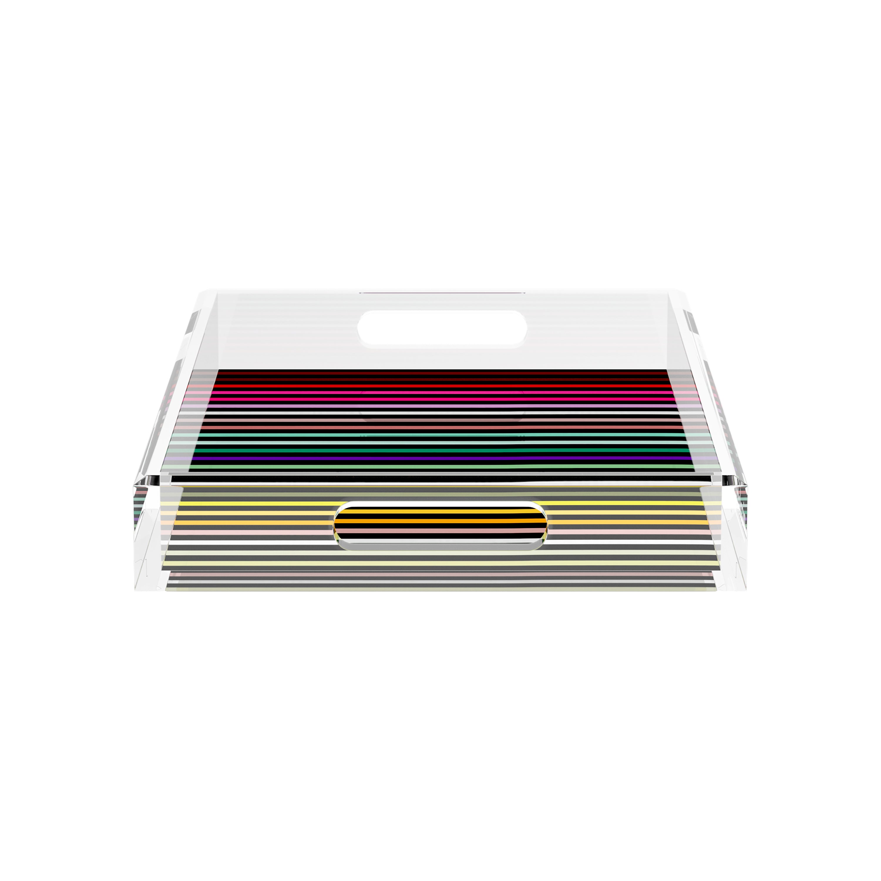 Spectrum Of Reality Black 17X10.5 Acrylic Tray - nicolettemayer.com
